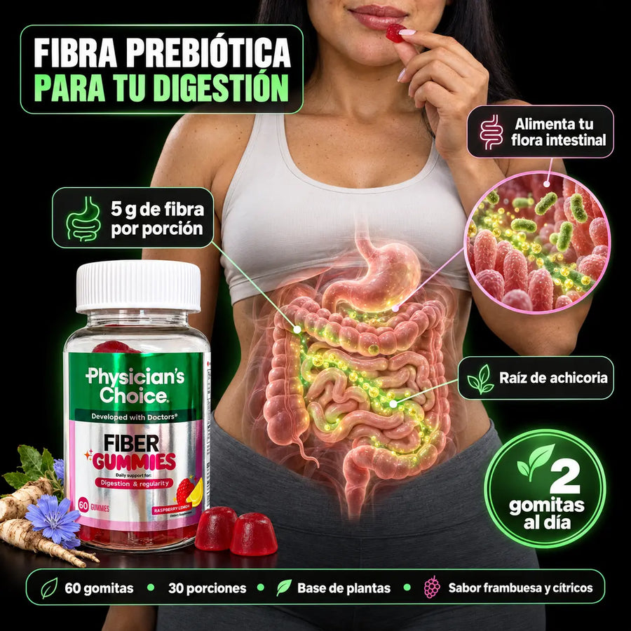 Fibra diaria en formato gomita 🍬
