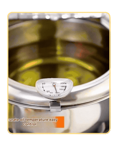 CHEF PRO – OLLA FREIDORA CON TERMÓMETRO Y REJILLA